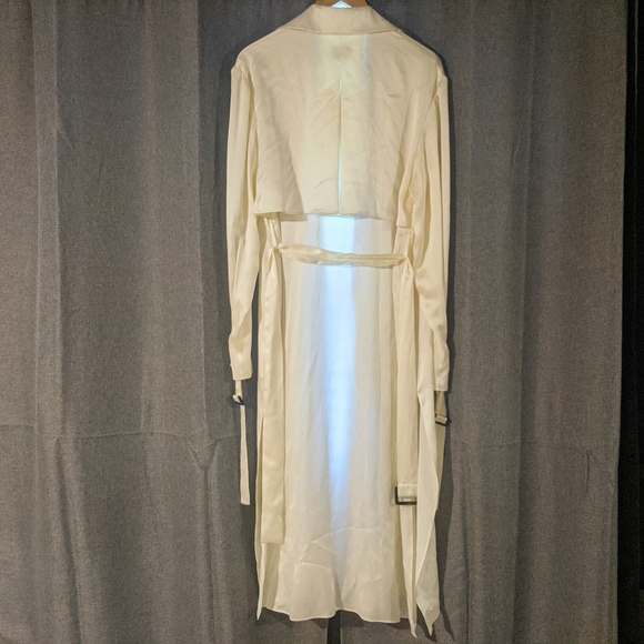 SOLD 💔💯 Magda Butrym Punta Cana Silk Trench Coat - Picture 6 of 8